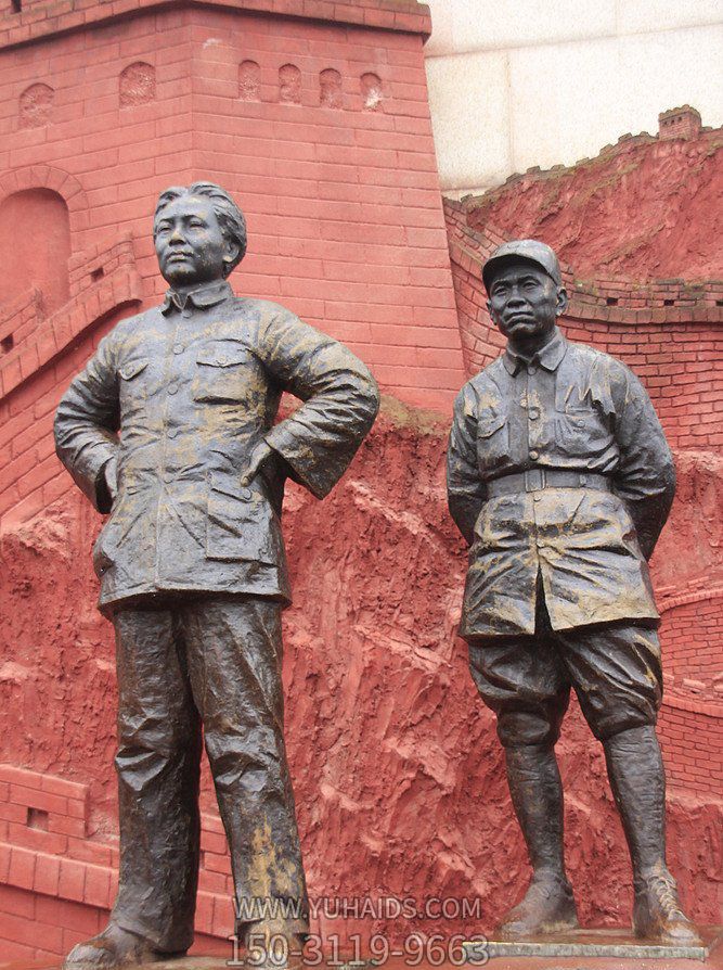 廣場毛主席紀念銅雕毛澤東雕塑
