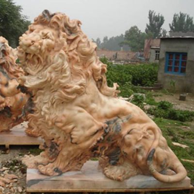 別墅小區大型鎮宅神獸獅子雕塑