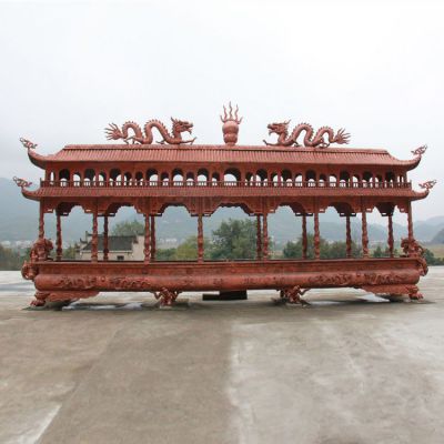大型寺廟景觀銅雕香爐雕塑