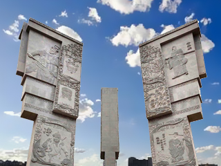【門】泰安高20米史國之門雕塑項目