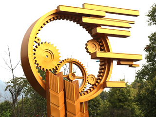 【校園雕塑】重慶市農業機械化學校系列雕塑作品